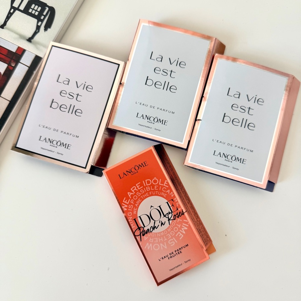 Lancome La Vie Est Belle & Idole Peach & Rose Bundle